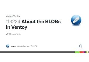 About the BLOBs in Ventoy