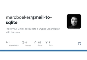 Gmail to SQLite