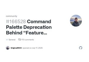 GH Killing Command Palette for "low usage"