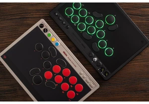 8BitDo's all-button Arcade Controller is almost as thin as a MacBook Pro