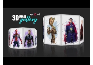 3D Image Gallery using HTML CSS & Javascript
