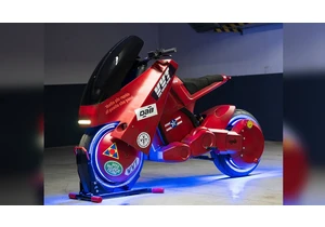 This one-of-one 3D-printed motorcycle is inspired by the 1988 film Akira