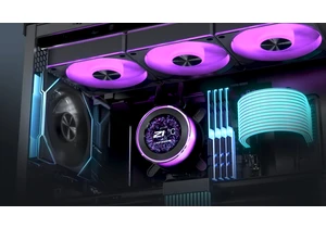 Lian Li’s tube-hiding Hydroshift II LCD-C AIO cooler adds a rotating dial for software-free display and RGB control