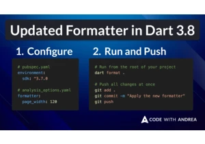How to Configure the Updated Code Formatter in Dart 3.8