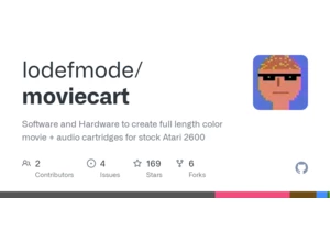 Moviecart – full length color movie and audio cartridges for stock Atari 2600