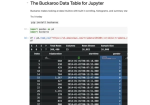 Show HN: Buckaroo – Data table UI for Notebooks