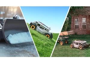 Meet the Transformer of lawnbots: the Mowrator is also a snow plough, leaf vacuum and trailer hitch that takes the effort out of yard work