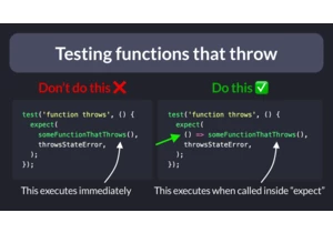 Testing Functions That Throw