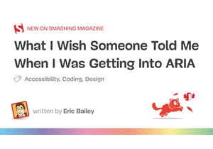 What I Wish Someone Told Me When I Was Getting Into ARIA