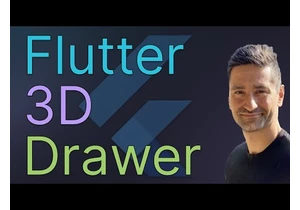 Flutter 3D Drawer - How to Implement a 3D Drawer in 30 Minutes in Flutter
