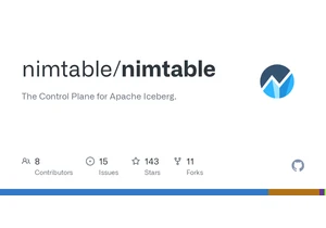 Nimtable: Open-source web UI to browse and manage Apache Iceberg tables