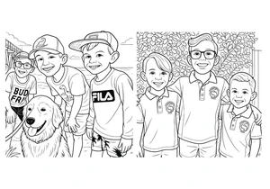 How to Create Coloring Pages of Your Kids, Your Pets and Other Things They Love