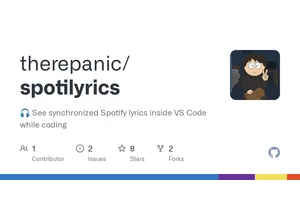 Show HN: Spotilyrics – See synchronized Spotify lyrics inside VS Code