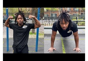 Yahsir does 200 Push ups and 200 Squats in 7:26 | That's Good Money
