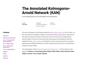 The Annotated Kolmogorov-Arnold Network (Kan)