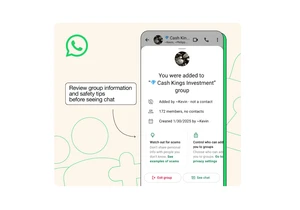 WhatsApp adds new warning about potential group chat messaging scams