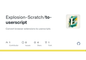Show HN: To-Userscript: Chrome Extension to Userscript Converter