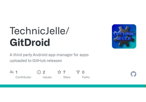 GitDroid: A third party Android app manager for apps uploaded to GitHub releases