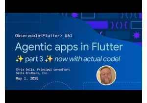 Agentic apps, part 3 | Observable Flutter #61