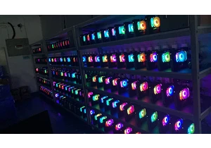 Chinese PC vendor shows rare picture of dozens of AMD Ryzen AI Max+ 395 mini workstations undergoing final aging tests and yes they've all got RGB fans spinning