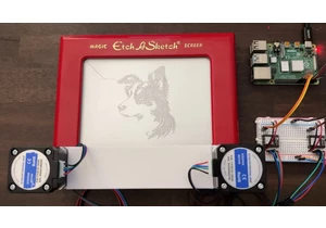  This Raspberry Pi Etch A Sketch bot will bring out your inner artist 