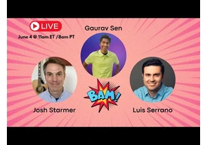 Live with Gaurav Sen and Josh Starmer!
