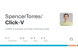 Click-V: A RISC-V emulator built with ClickHouse SQL