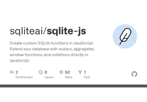 Showh HN: SQLite JavaScript - extend your database with JavaScript