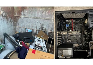  Fully working PC fished out from a dumpster and rehabbed — trash-binned system can still run Linux and light games 