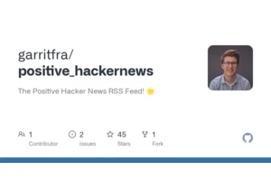 The Positive Hacker News RSS Feed