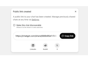OpenAI is removing ChatGPT conversations from Google