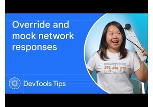 Override and mock network responses #DevToolsTips