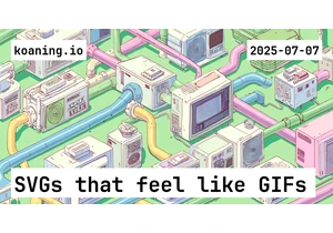 TIL you can make "GIFs" with SVGs for GitHub README.md files