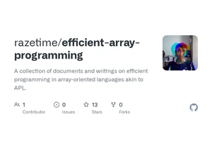 Efficient Array Programming