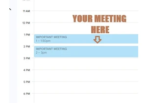 Malicious compliance by booking an available meeting room