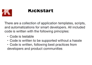 Kickstart — Ruby on Rails application template for smart developers