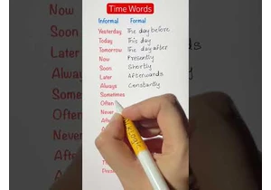 Time Words