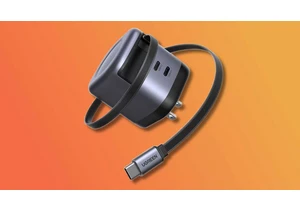 This fast USB-C wall charger with retractable cable is so cheap right now