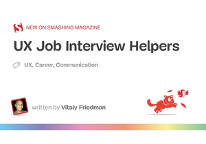 UX Job Interview Helpers