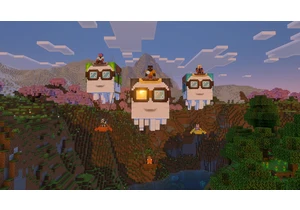 Minecraft Vibrant Visuals finally has a release date and it's dropping with the Happy Ghasts
