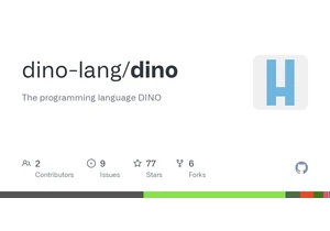 Programming language Dino and its implementation