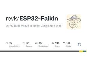ESP32-Faikin: ESP32 based module to control Daikin aircon units