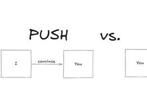 The buyer-pull and seller-push theories of sales