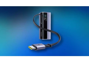 This fast laptop power bank with retractable USB-C cable is 43% off