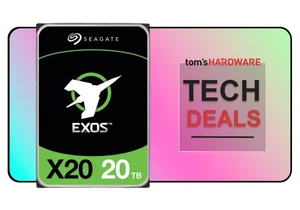 20TB Seagate Exos X20 HDD is only $16 per Terabyte — massive Newegg discount deal