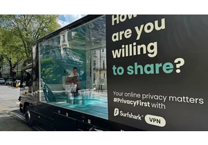  There's a transparent toilet ad outside my office—and a VPN firm made it 