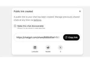 OpenAI pulls chat sharing tool after Google search privacy scare