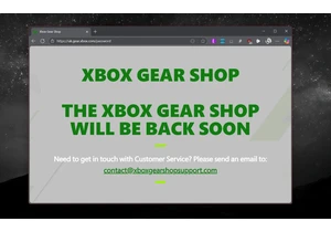  First the Xbox Design Lab, now the Xbox Gear Store is "coming back soon," — the former of which has been "coming back soon" for over half a year 