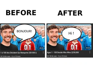 YouTube No Translation