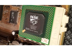Chip collector showcases 'rarest x86 CPU' in their hoard — Rise mP6 266 ticked along at 200MHz in 1998